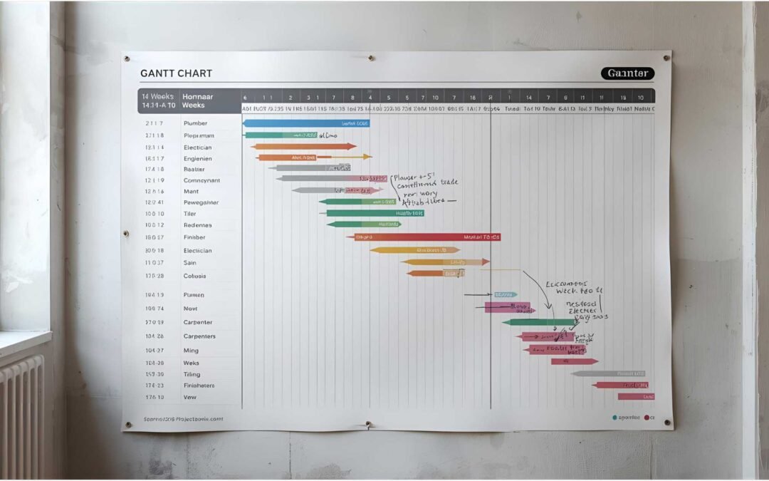 Comment se coordonnent ces différents métiers pour éviter les retards ?
